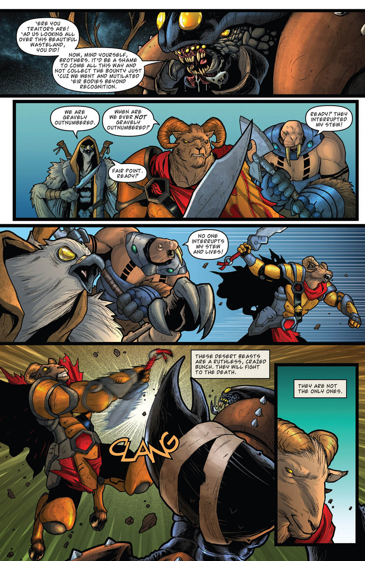 Read online Battle Beasts comic -  Issue #1 - 5