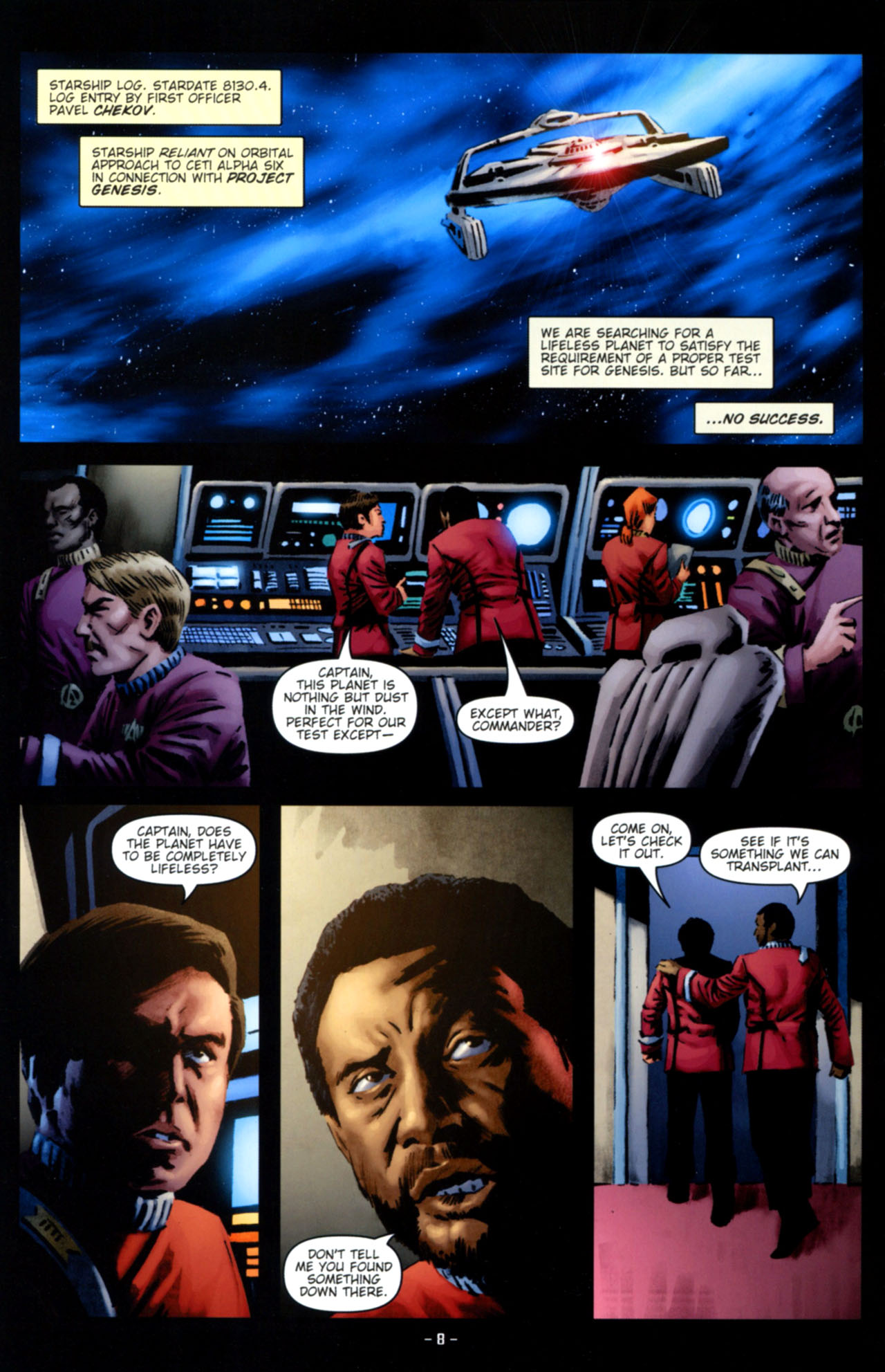 Read online Star Trek: The Wrath Of Khan comic -  Issue #1 - 10