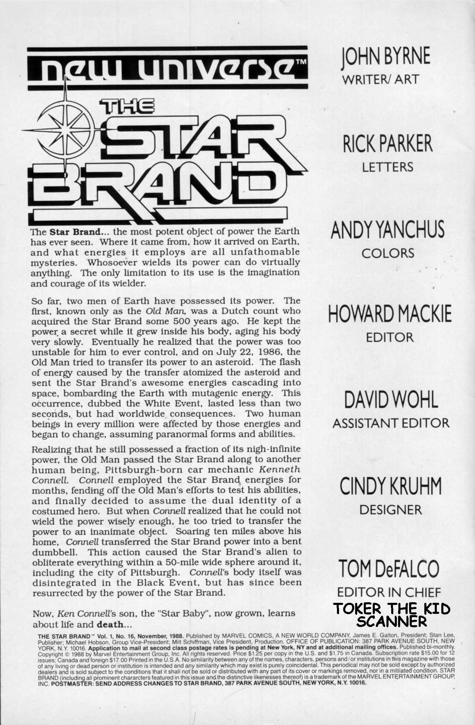 Read online Star Brand comic -  Issue #16 - 2