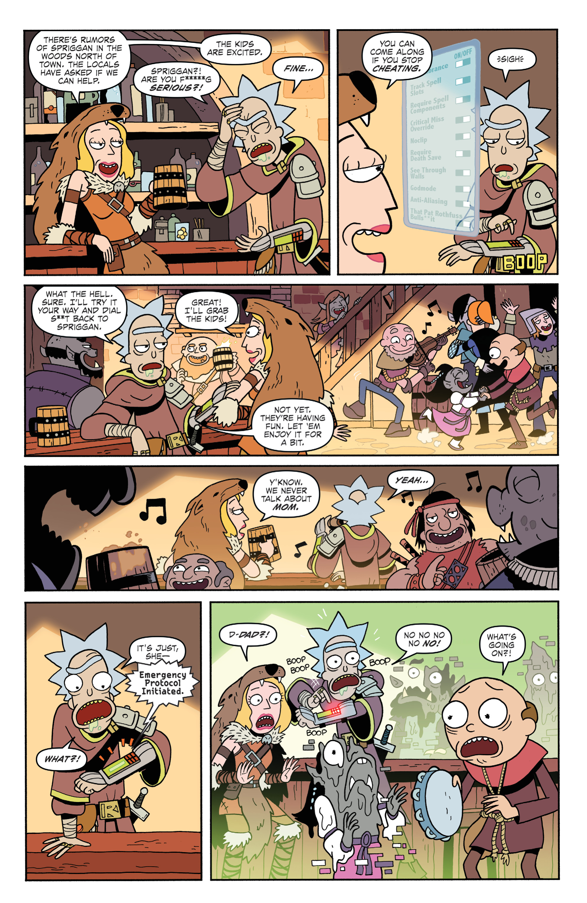 Read online Rick and Morty vs Dungeons & Dragons comic -  Issue # _TPB - 51