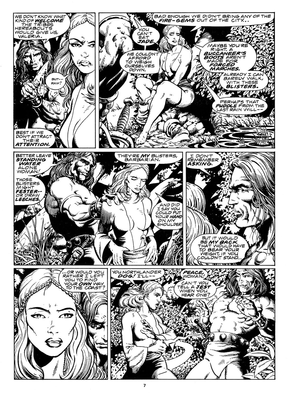 Read online The Savage Sword Of Conan comic -  Issue #211 - 9