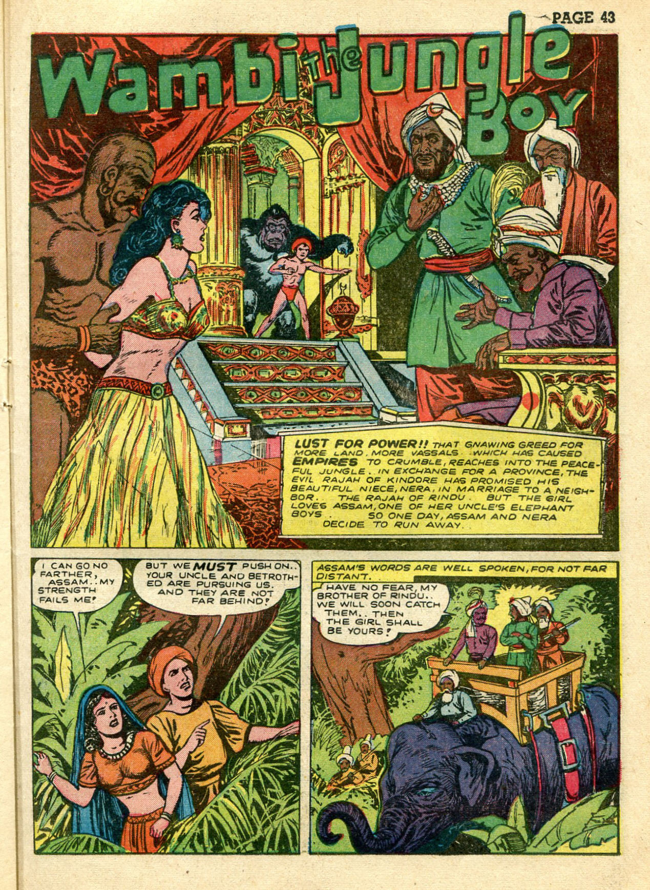 Read online Wambi Jungle Boy comic -  Issue #3 - 45