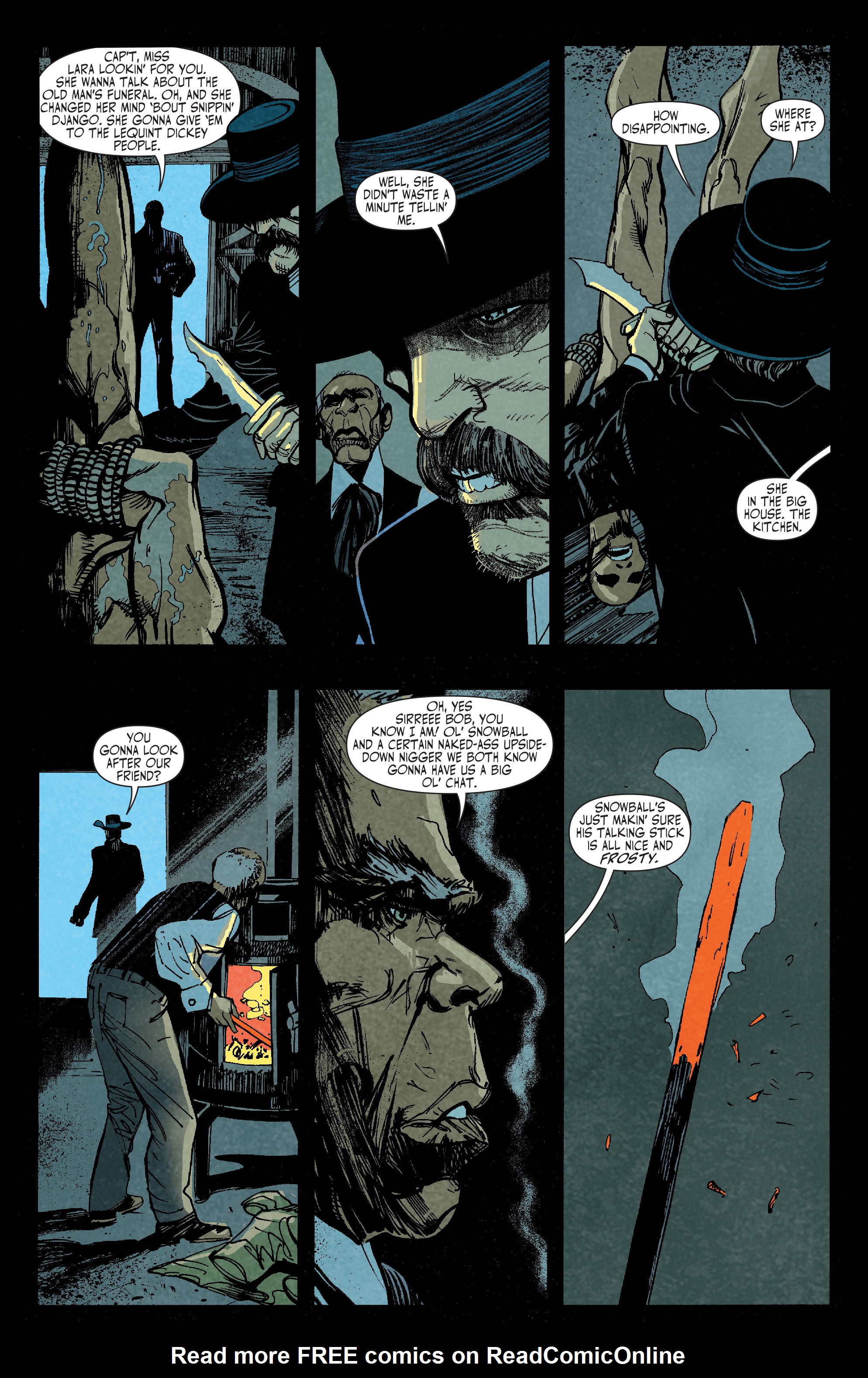 Read online Django Unchained comic -  Issue #6 - 22