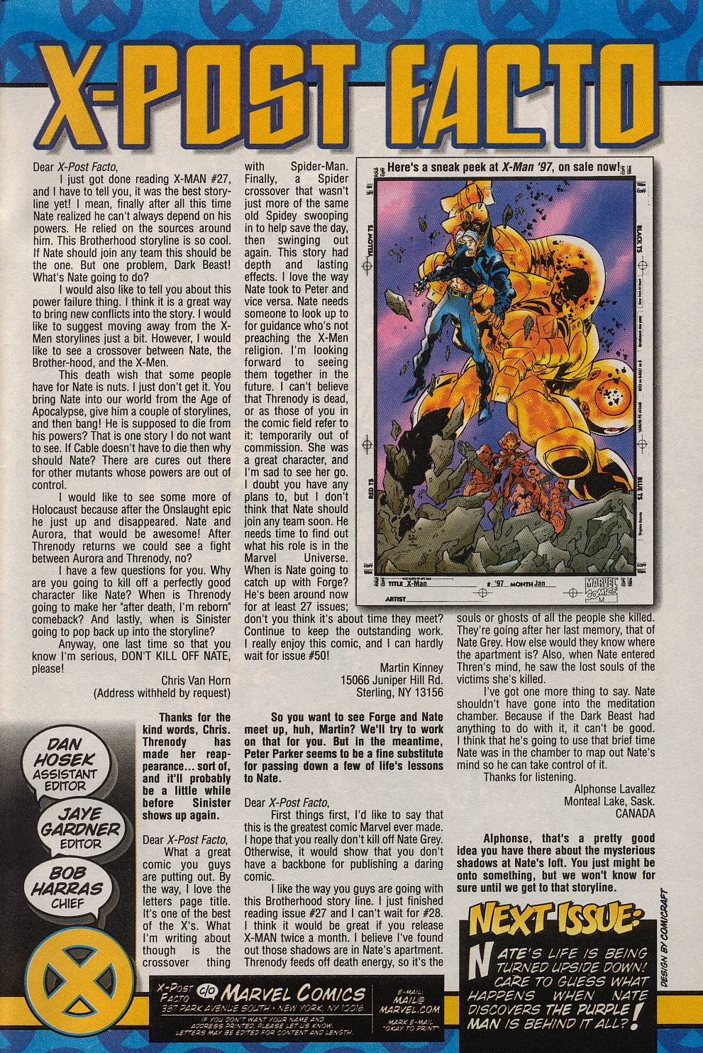 Read online X-Man comic -  Issue #35 - 22