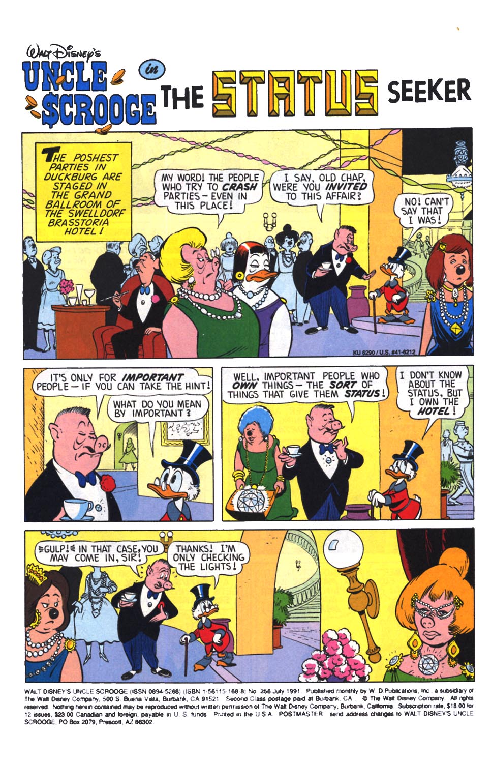 Read online Uncle Scrooge (1953) comic -  Issue #256 - 2