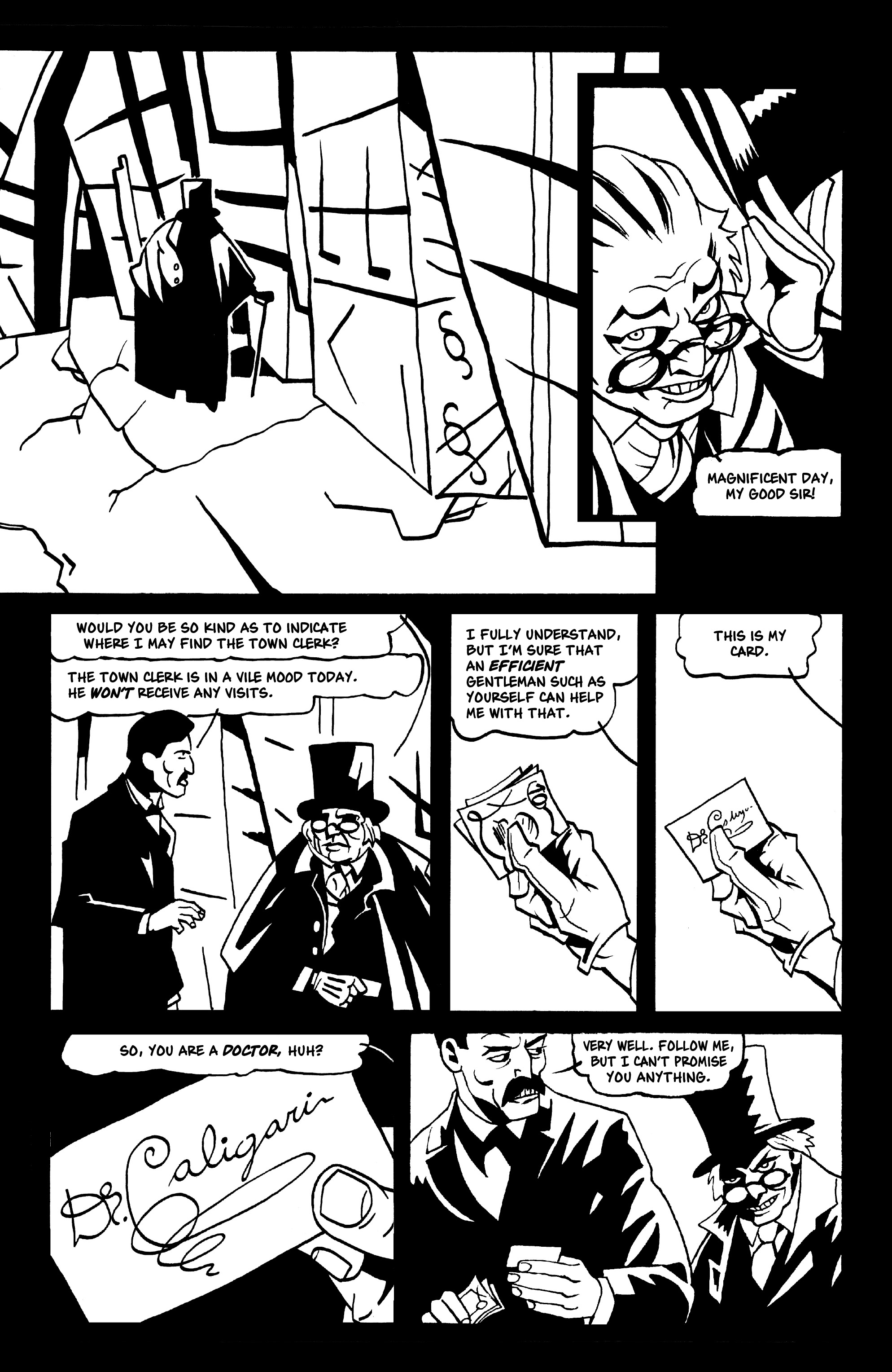 Read online The Cabinet of Doctor Caligari comic -  Issue #1 - 6
