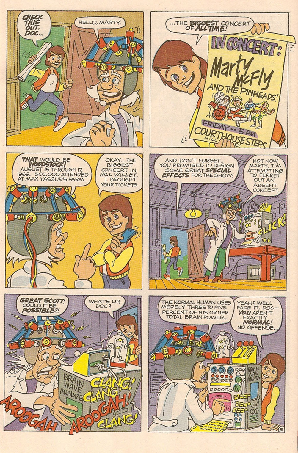Read online Back to the Future (1991) comic -  Issue #4 - 7