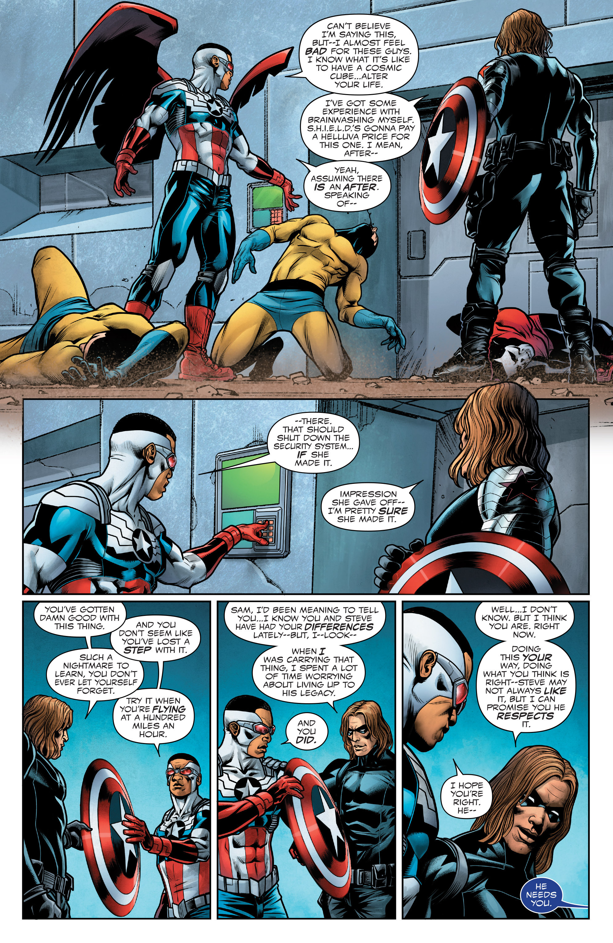 Read online Captain America: Sam Wilson comic -  Issue #7 - 8