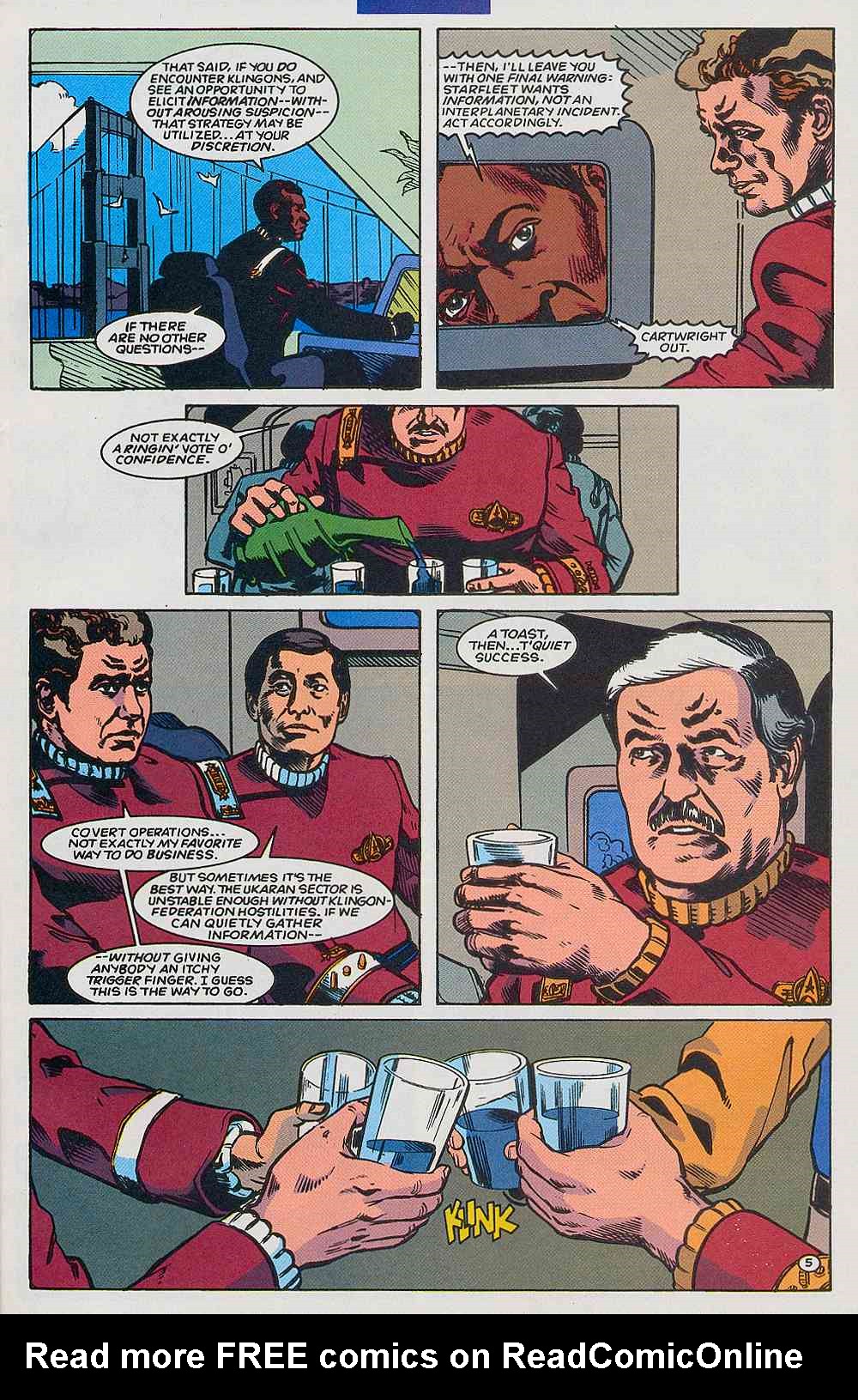 Read online Star Trek (1989) comic -  Issue #69 - 6