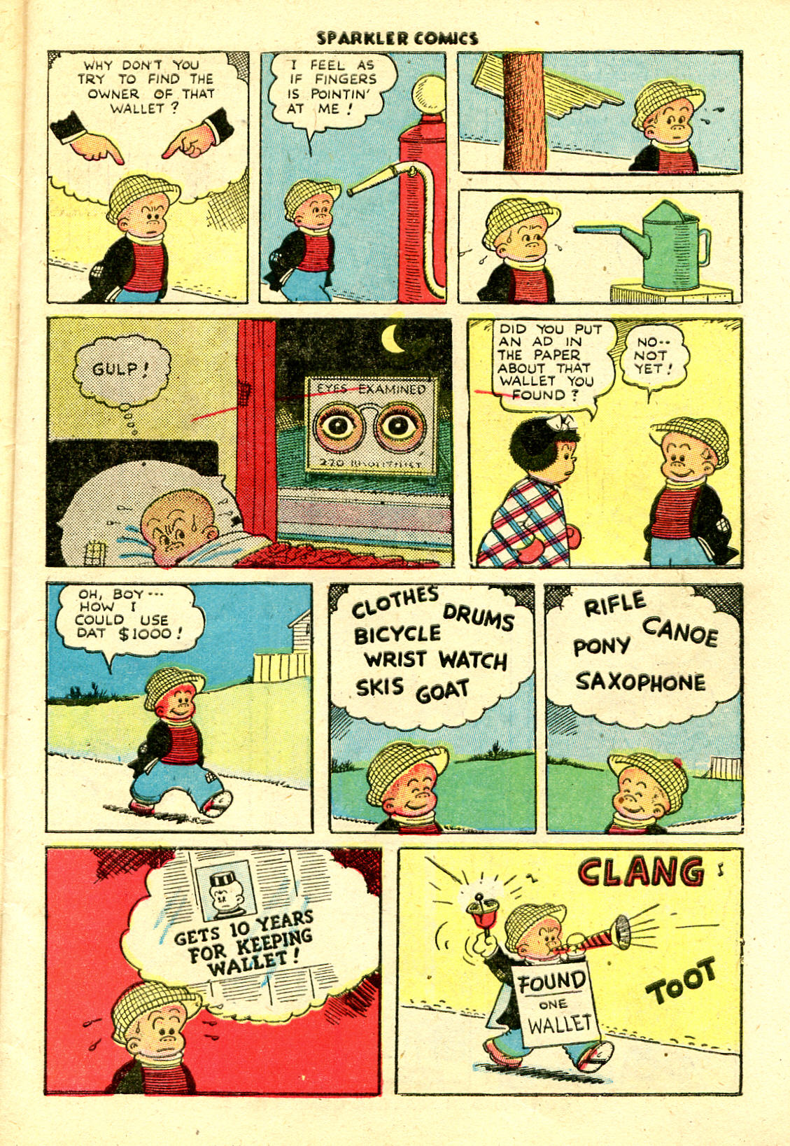 Read online Sparkler Comics comic -  Issue #55 - 7