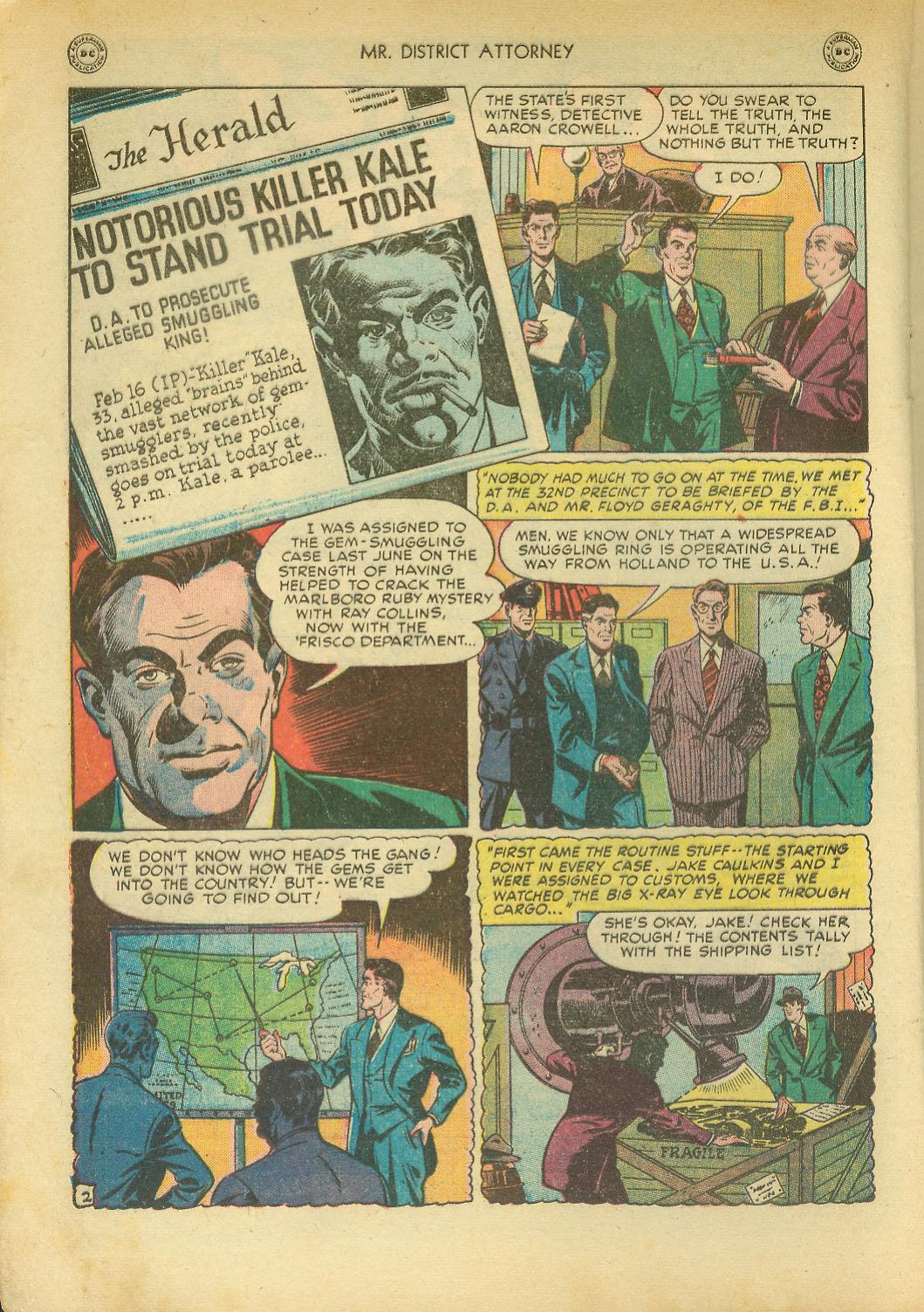 Read online Mr. District Attorney comic -  Issue #7 - 4