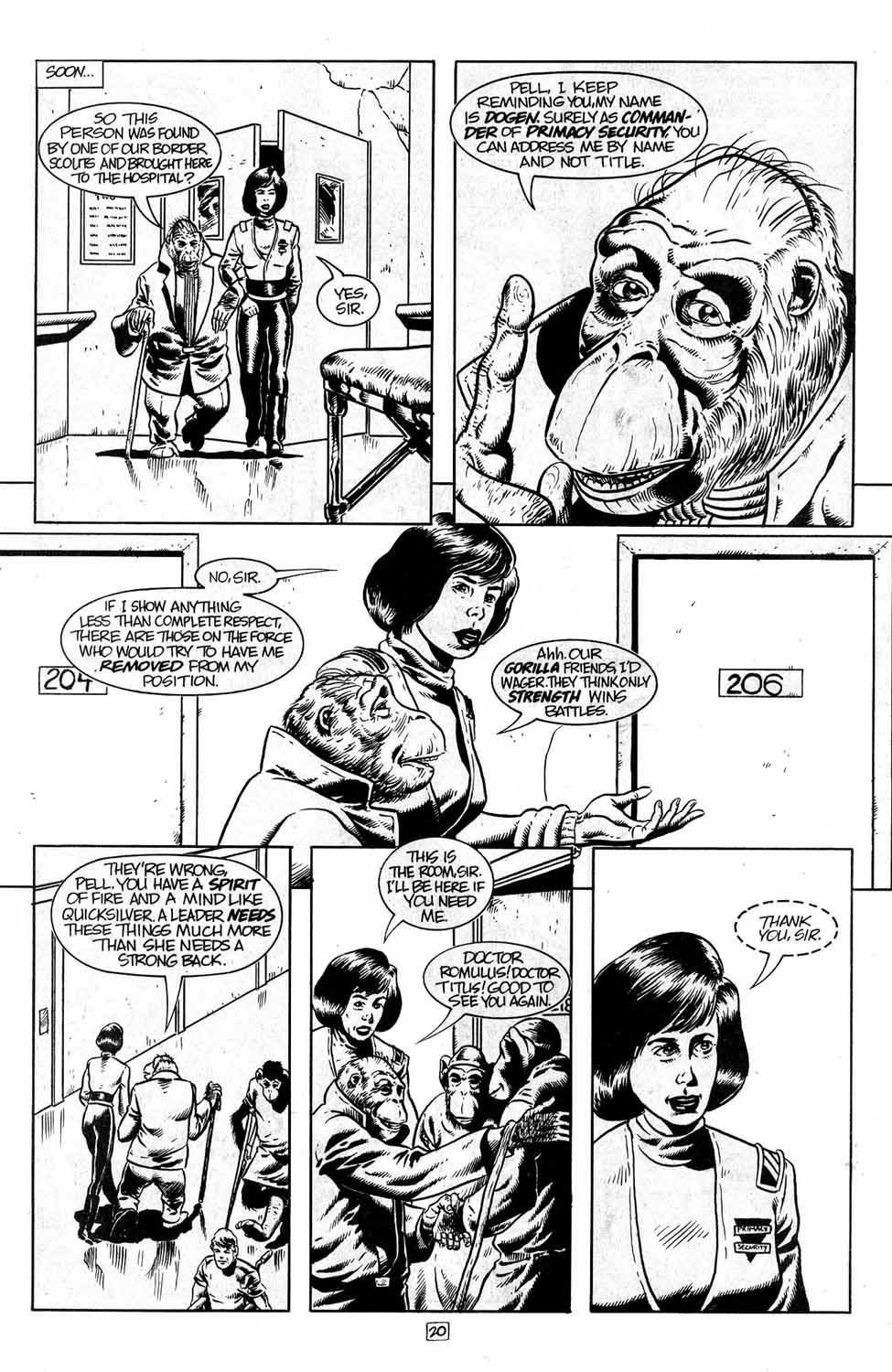 Read online Planet of the Apes: The Forbidden Zone comic -  Issue #1 - 22