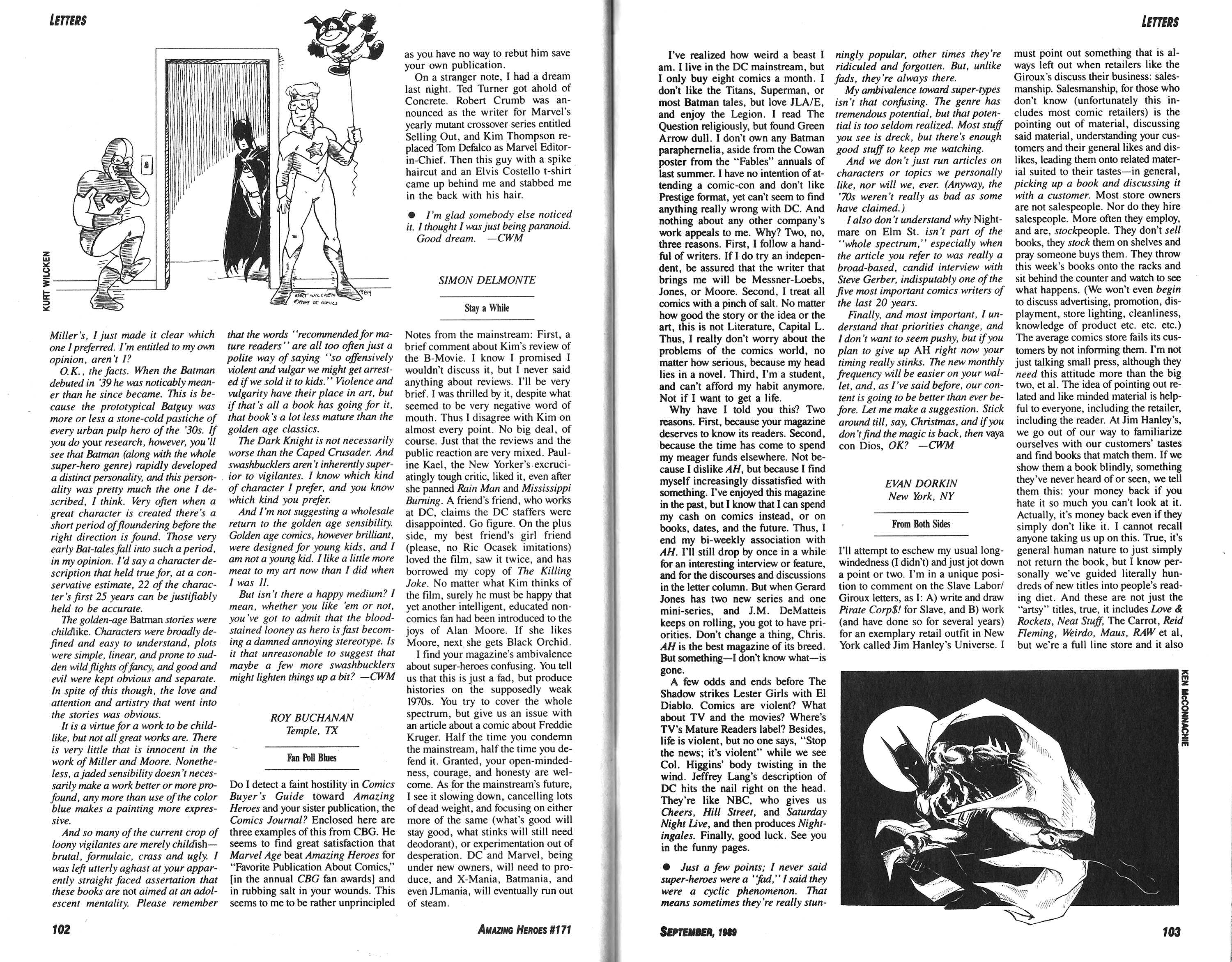 Read online Amazing Heroes comic -  Issue #171 - 52