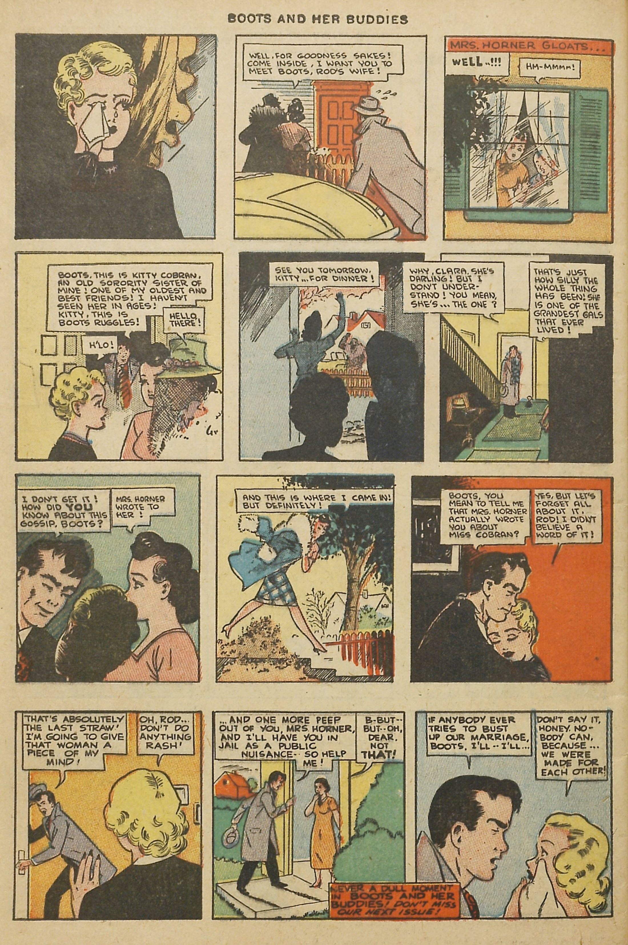 Read online Boots and Her Buddies (1948) comic -  Issue #9 - 32