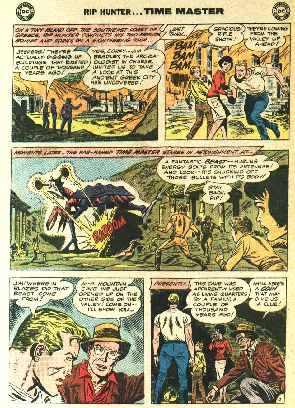 Read online Rip Hunter...Time Master comic -  Issue #2 - 4