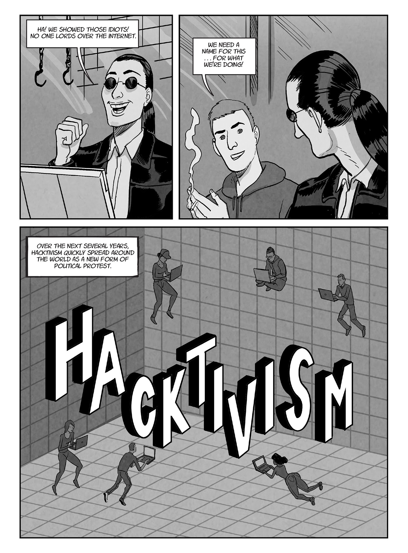 Read online A for Anonymous: How a Mysterious Hacker Collective Transformed the World comic -  Issue # TPB - 22