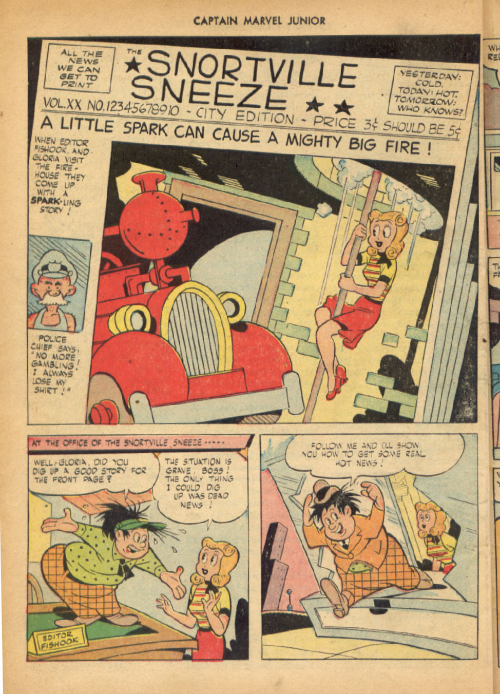 Read online Captain Marvel, Jr. comic -  Issue #49 - 34