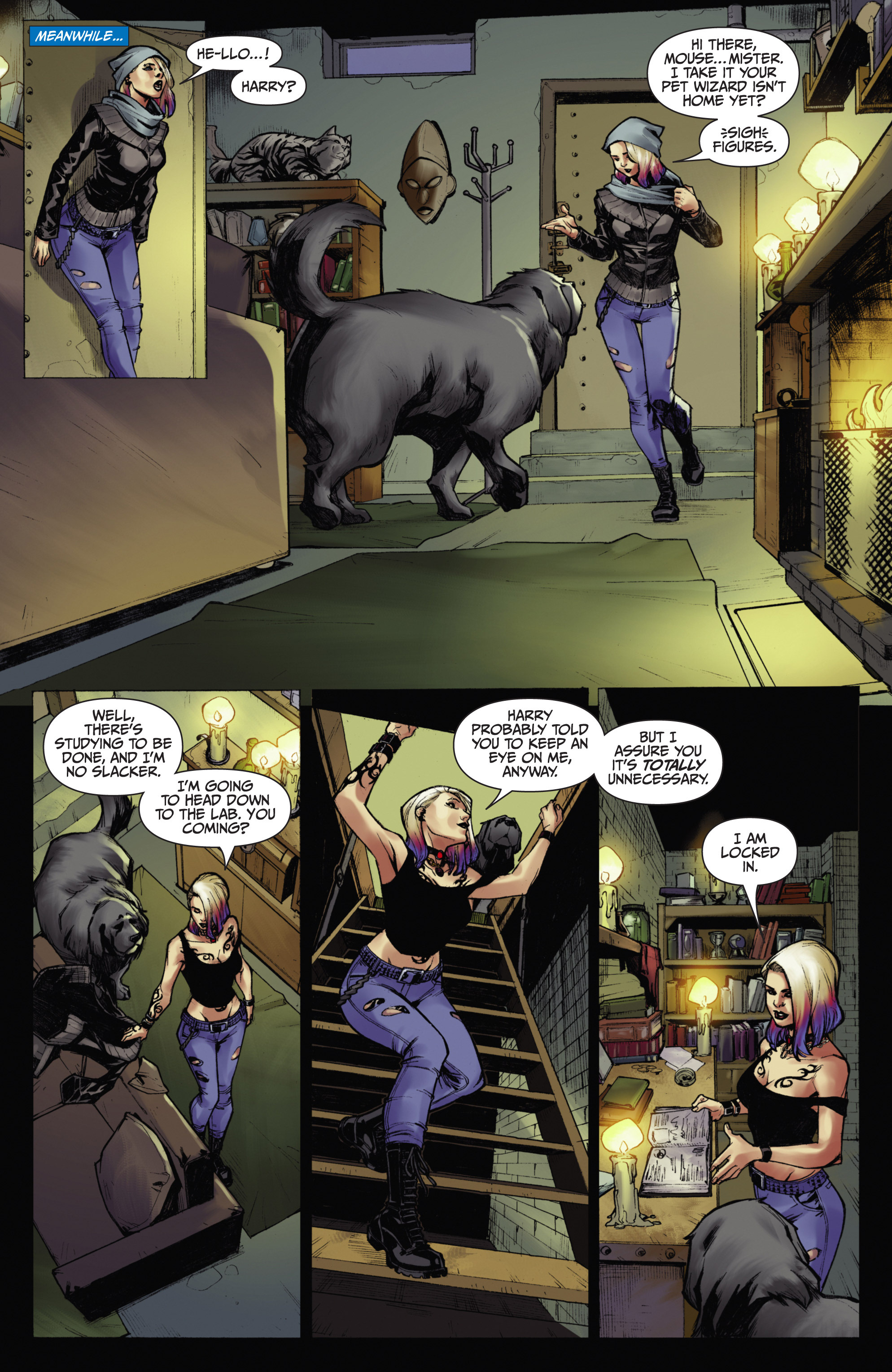 Read online Jim Butcher's The Dresden Files: Down Town comic -  Issue # _TPB - 39