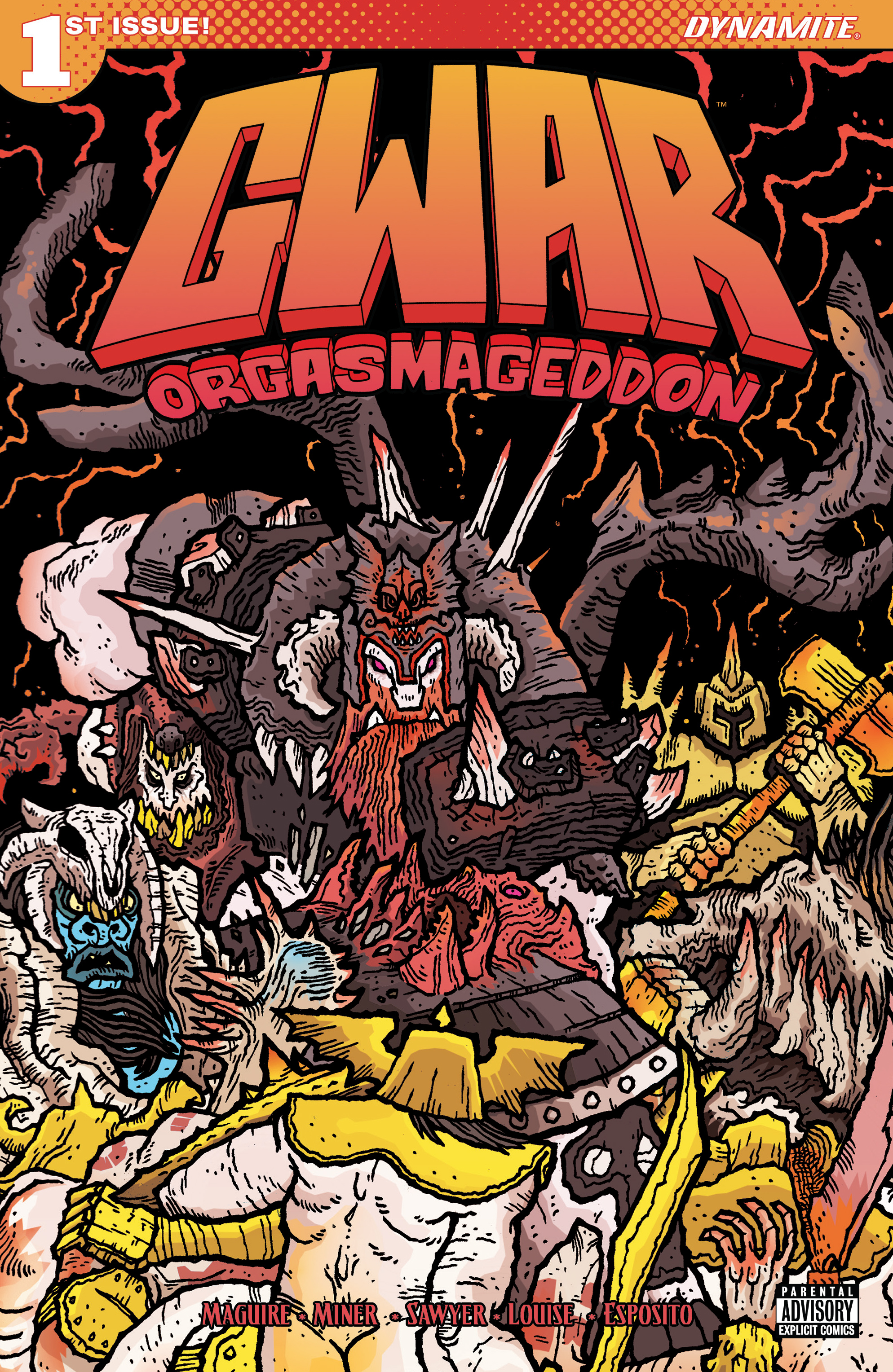 Read online Gwar: Orgasmageddon comic -  Issue #1 - 1