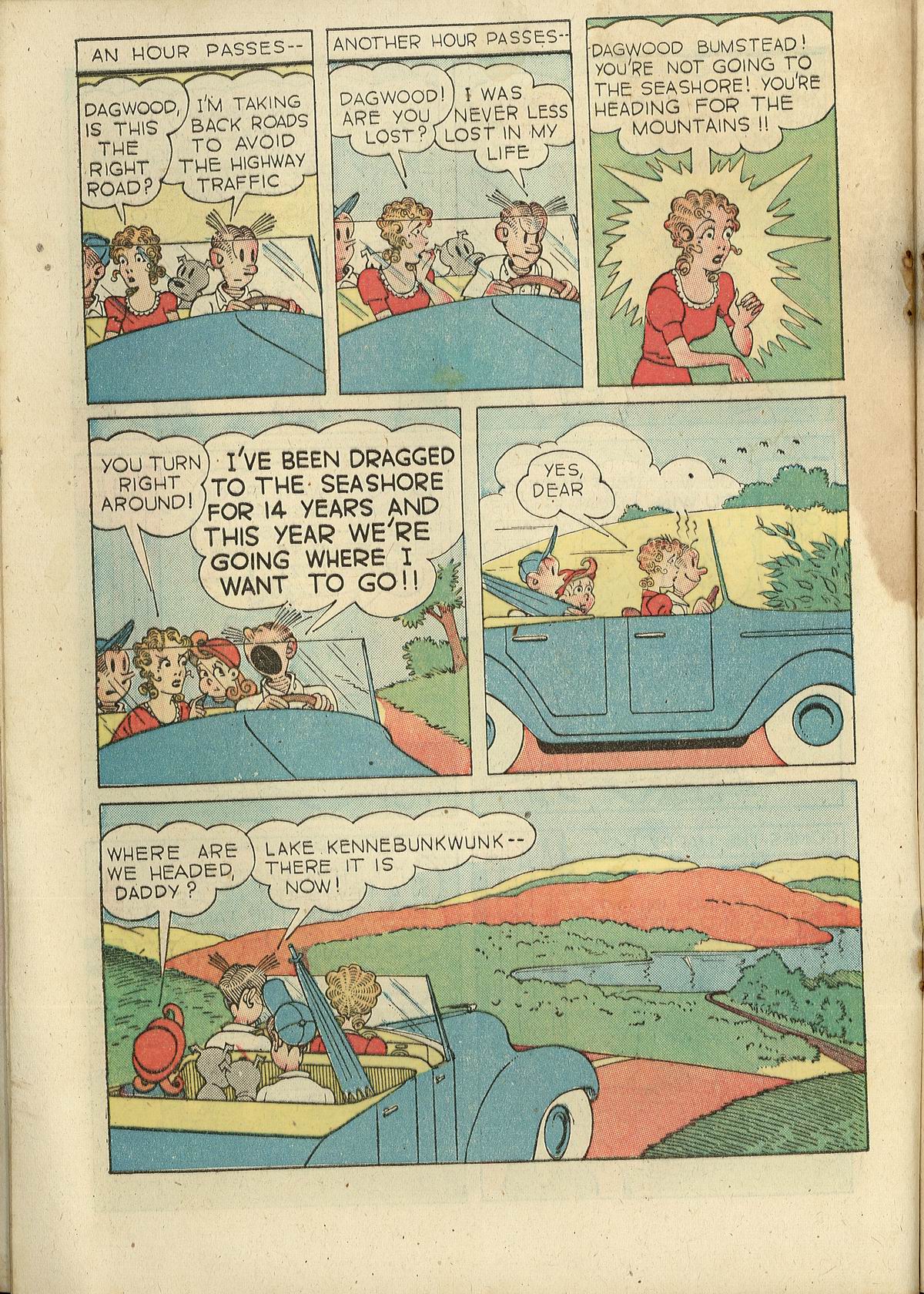 Read online Blondie Comics (1947) comic -  Issue #12 - 6