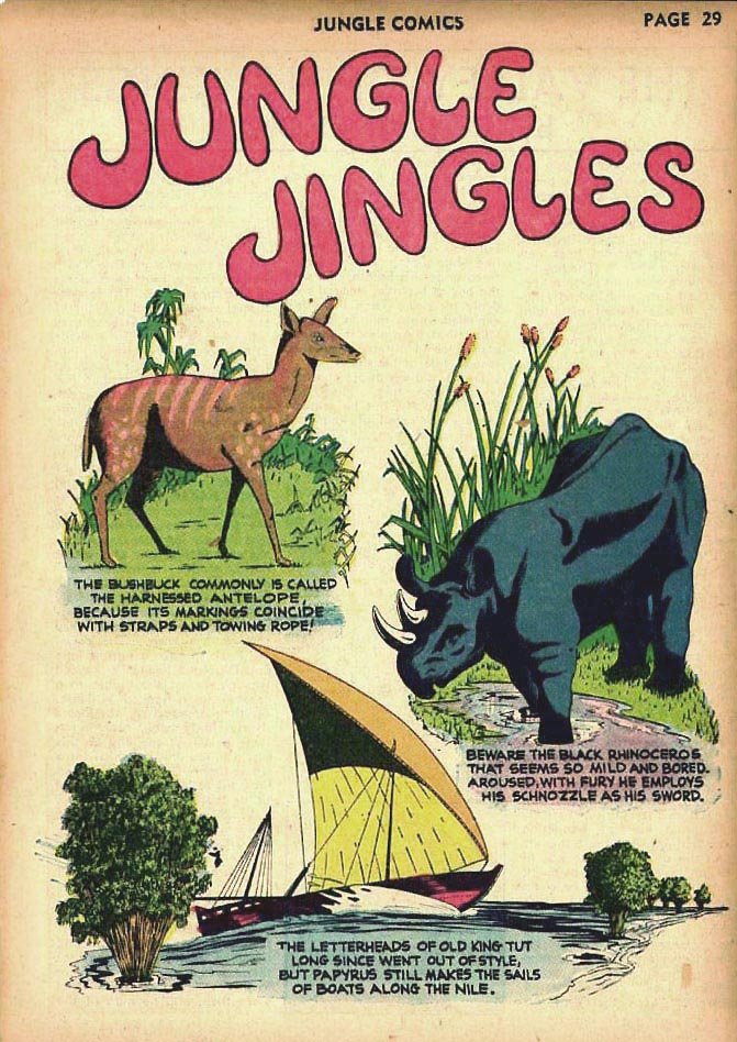Read online Jungle Comics comic -  Issue #24 - 31