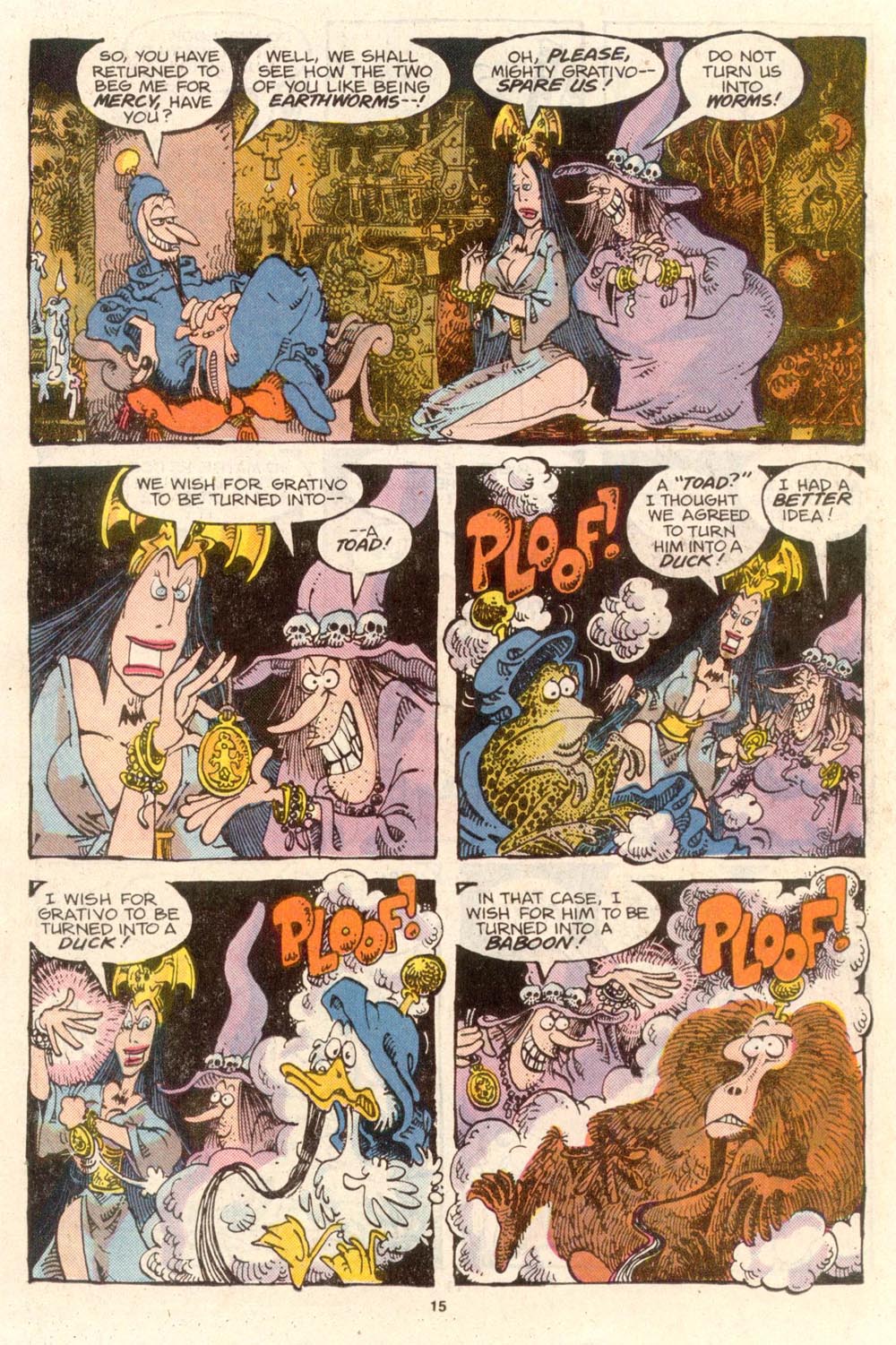 Read online Sergio Aragonés Groo the Wanderer comic -  Issue #36 - 15