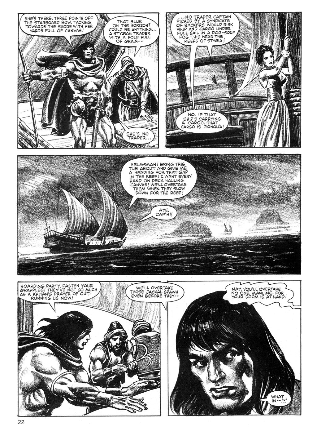 Read online The Savage Sword Of Conan comic -  Issue #89 - 22