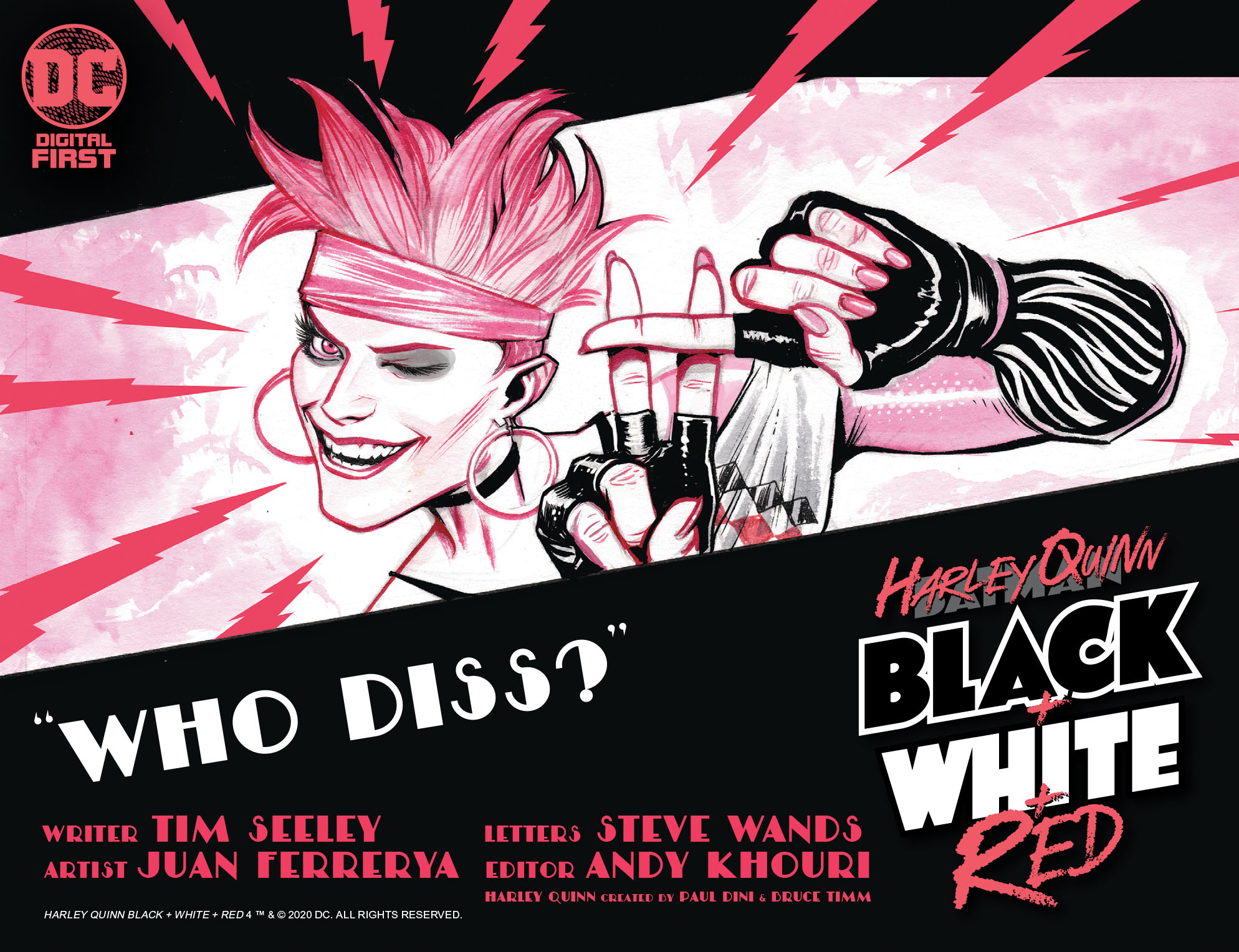 Read online Harley Quinn Black   White   Red comic -  Issue #4 - 3
