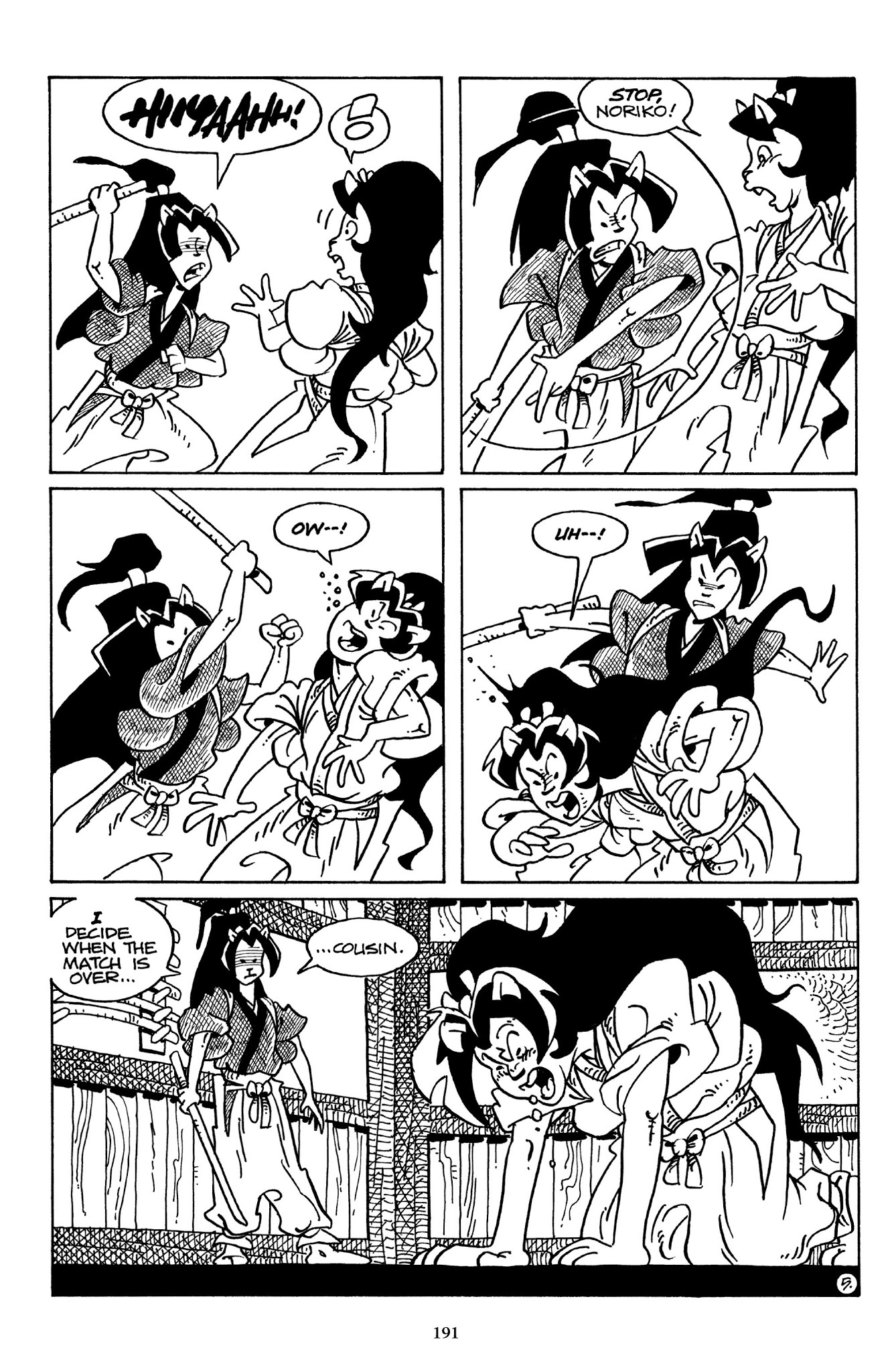 Read online The Usagi Yojimbo Saga comic -  Issue # TPB 5 - 188