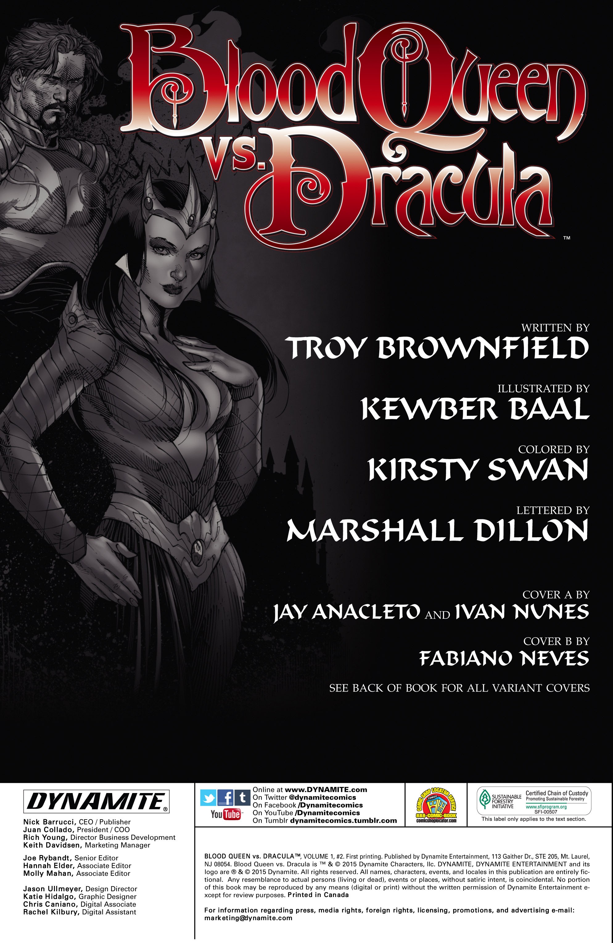 Read online Blood Queen Vs. Dracula comic -  Issue #2 - 3