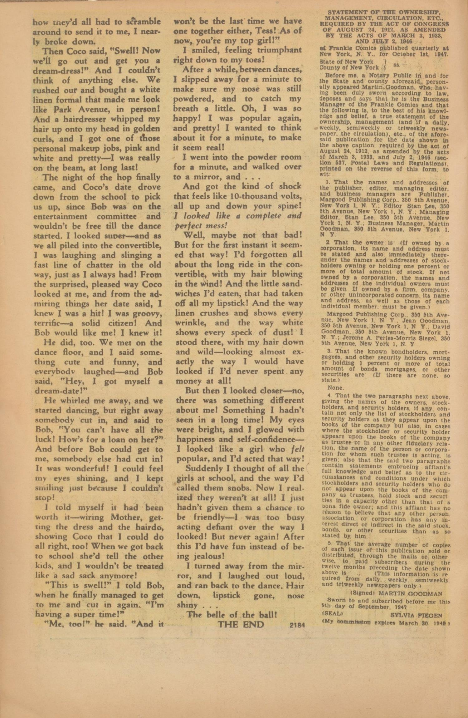 Read online Frankie Comics comic -  Issue #8 - 20