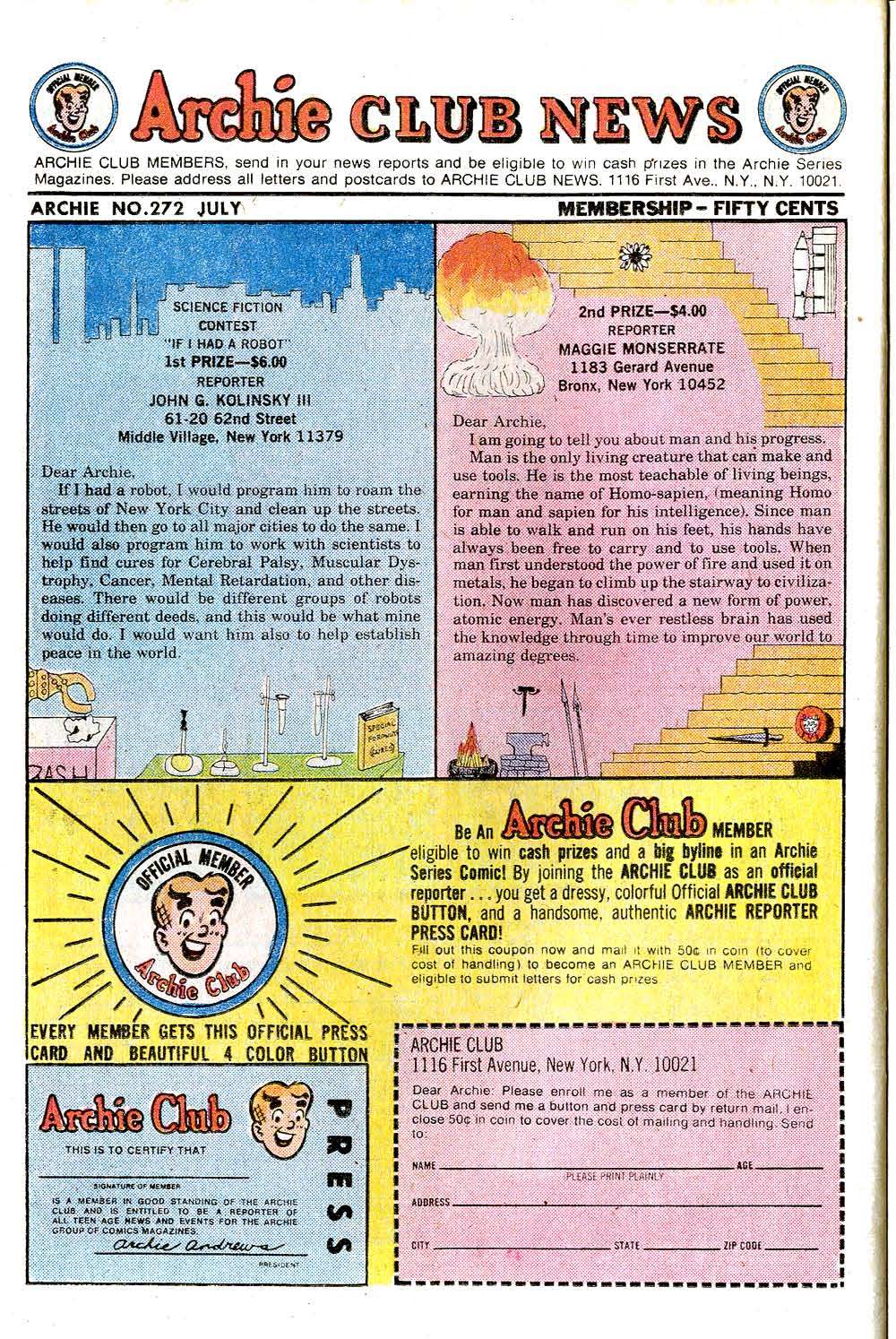 Read online Archie (1960) comic -  Issue #272 - 26