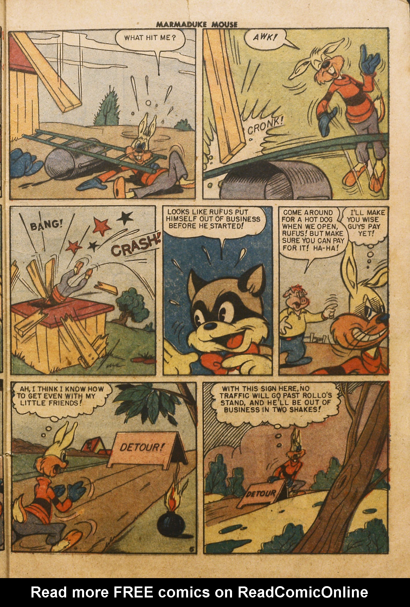 Read online Marmaduke Mouse comic -  Issue #19 - 21