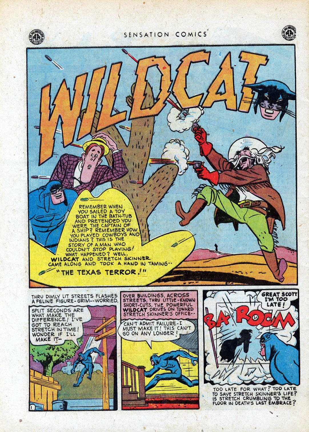 Read online Sensation (Mystery) Comics comic -  Issue #41 - 42