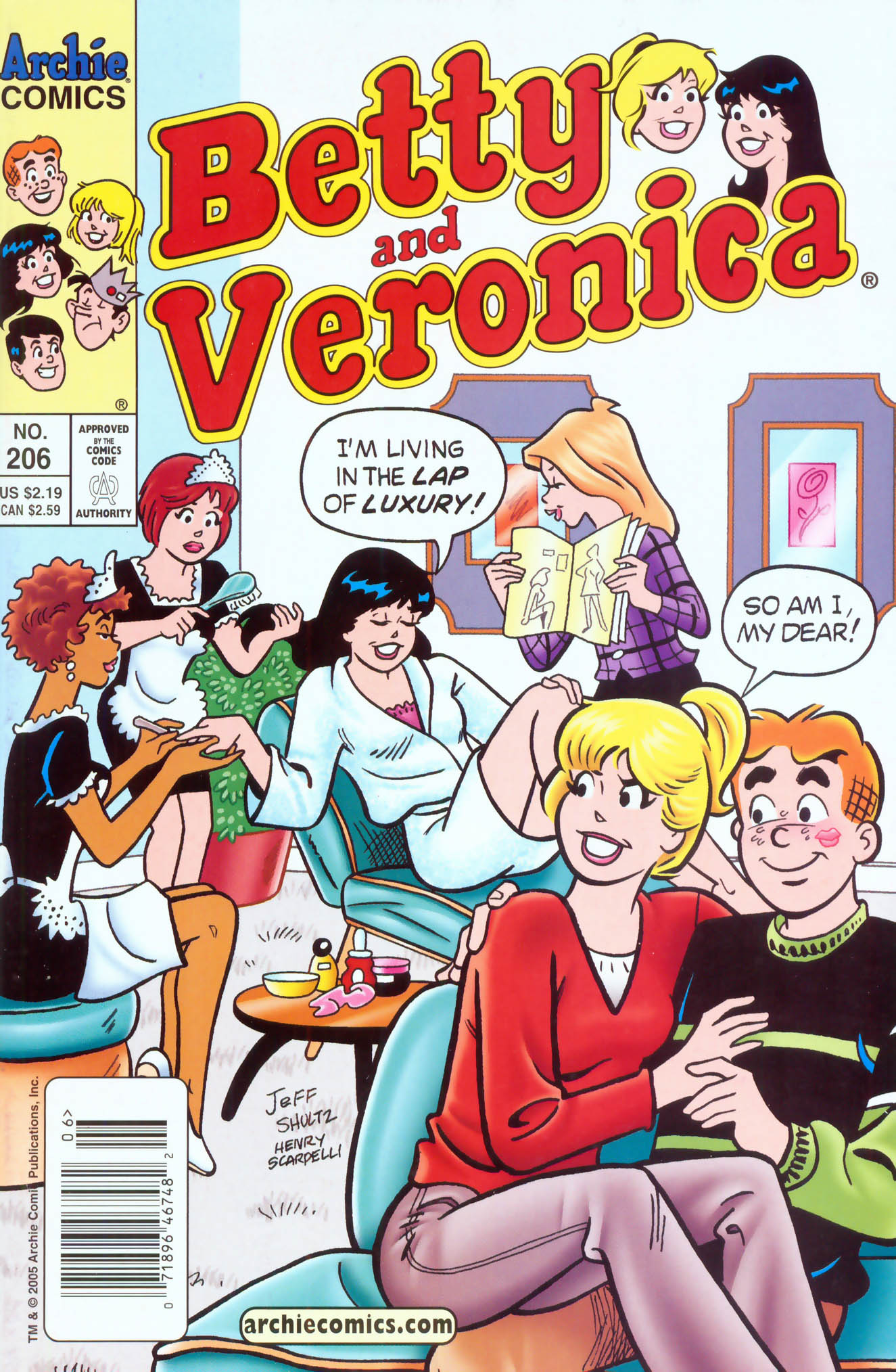 Read online Betty and Veronica (1987) comic -  Issue #206 - 1