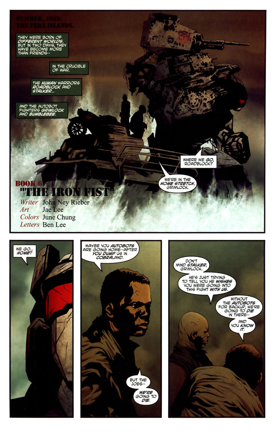 Read online Transformers/G.I. Joe comic -  Issue #6 - 2