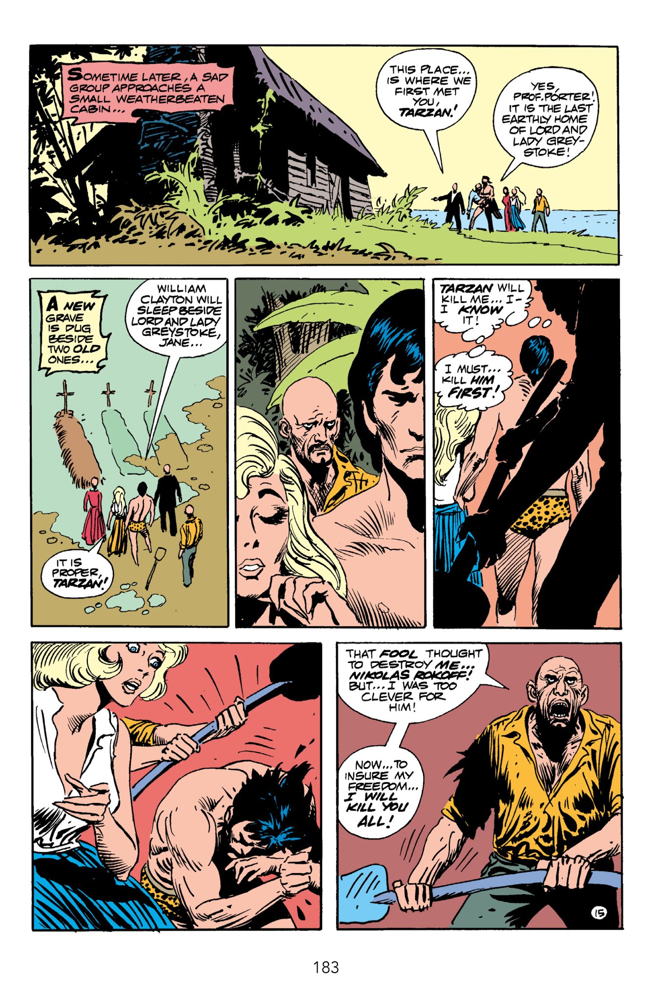 Read online Edgar Rice Burroughs' Tarzan The Joe Kubert Years comic -  Issue # TPB 2 (Part 2) - 77