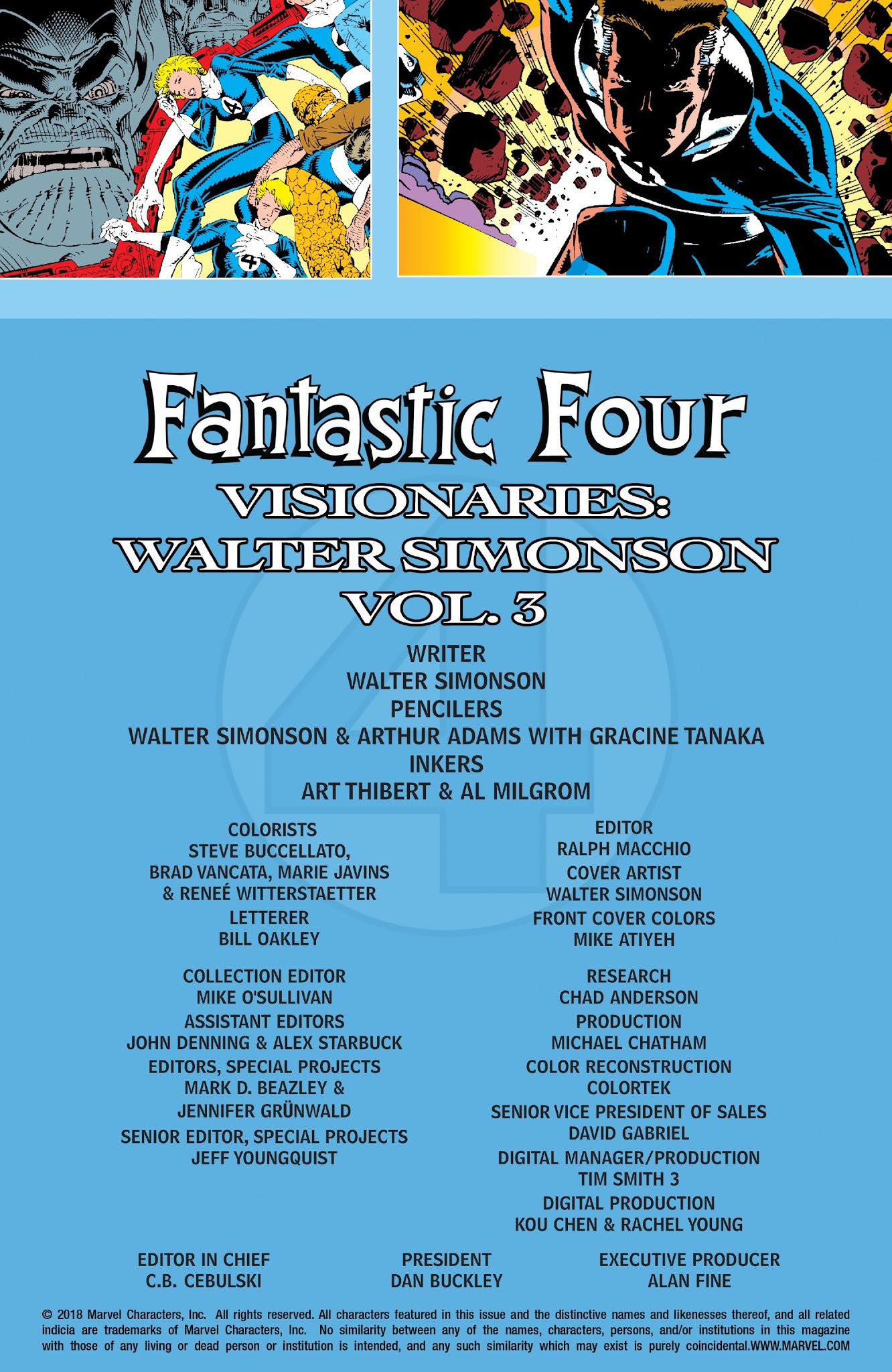 Read online Fantastic Four Visionaries: Walter Simonson comic -  Issue # TPB 3 (Part 1) - 2