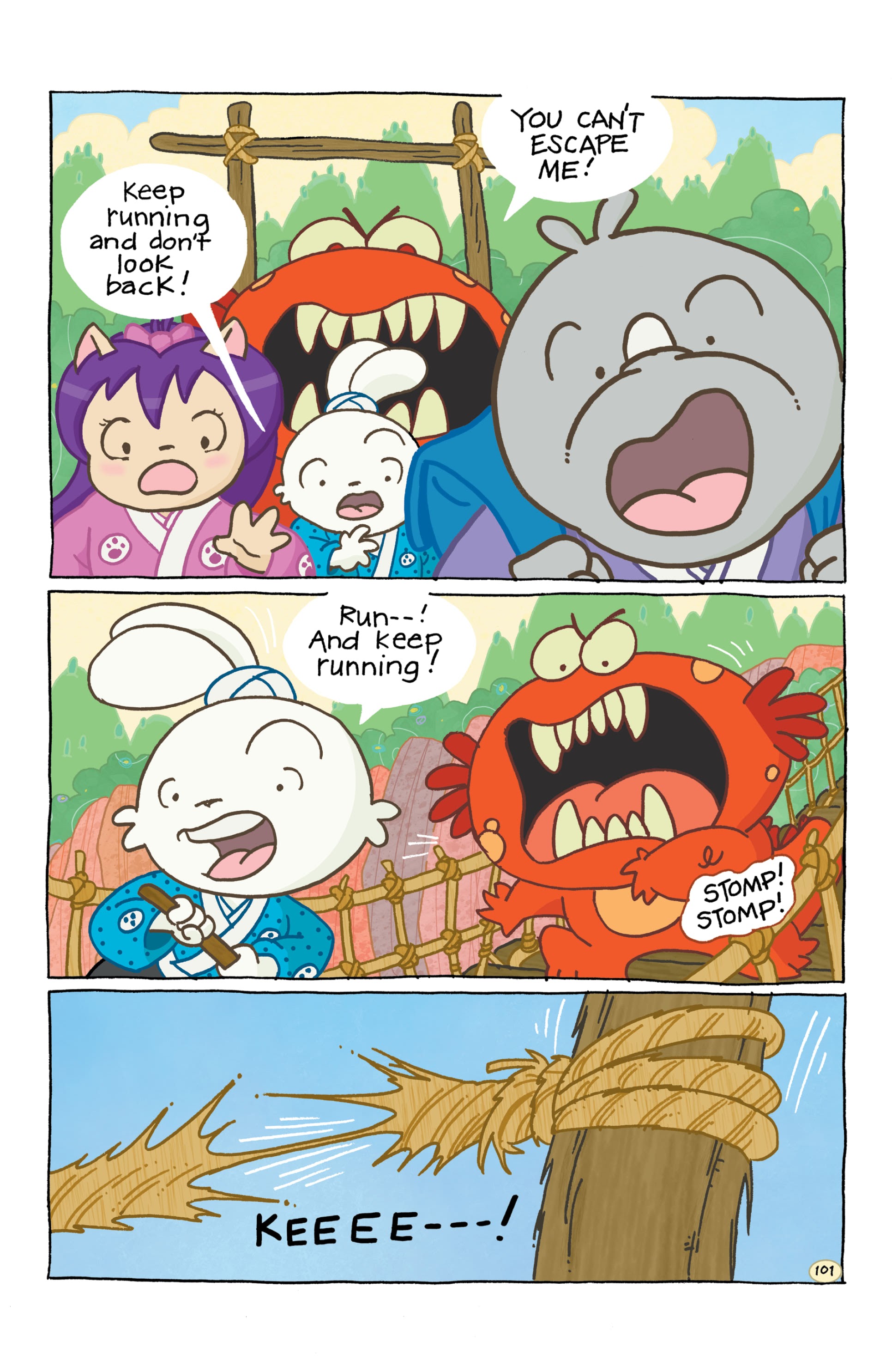 Read online Chibi-Usagi: Attack of the Heebie Chibis comic -  Issue # TPB - 105
