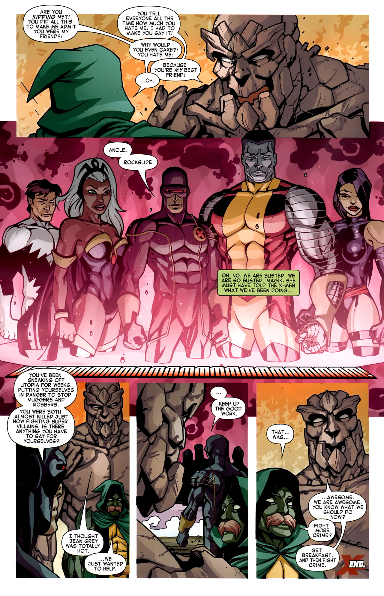 Read online X-Men: To Serve And Protect comic -  Issue #4 - 10