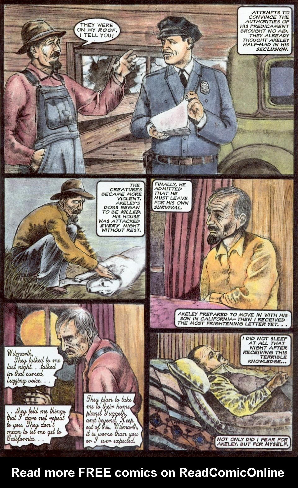 Read online H. P. Lovecraft's Cthulhu comic -  Issue #1 - 14