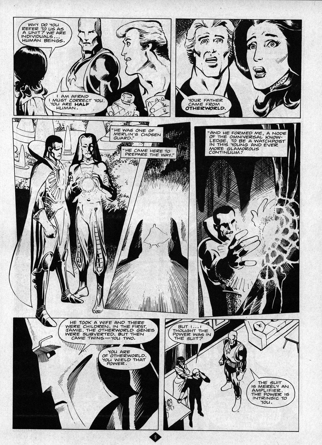 Read online Captain Britain (1985) comic -  Issue #7 - 9