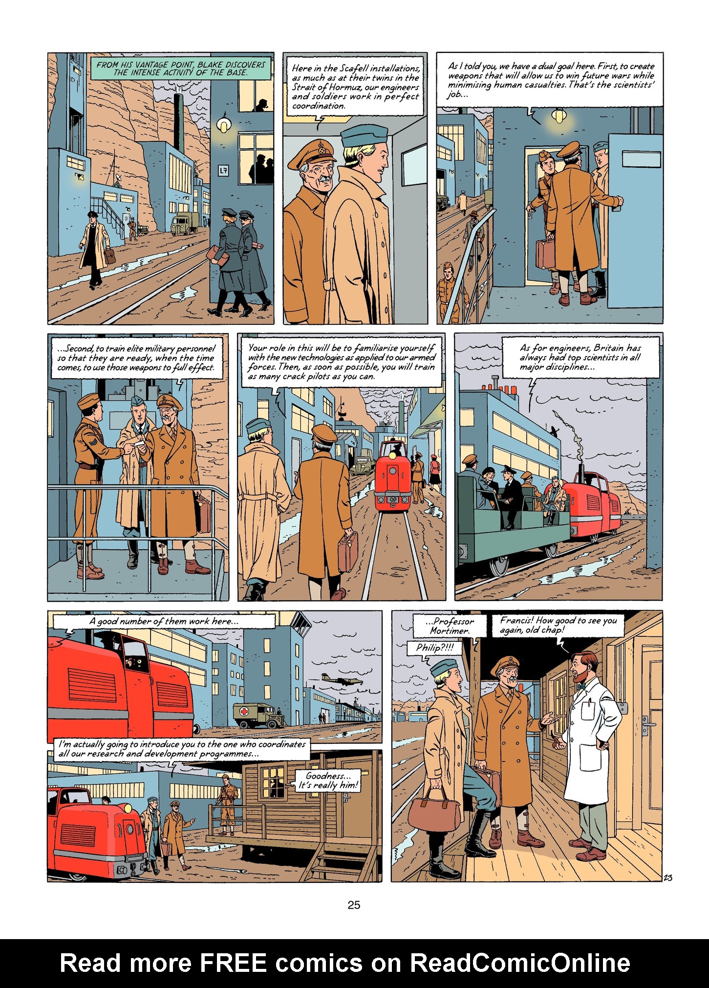 Read online Blake & Mortimer comic -  Issue #21 - 25