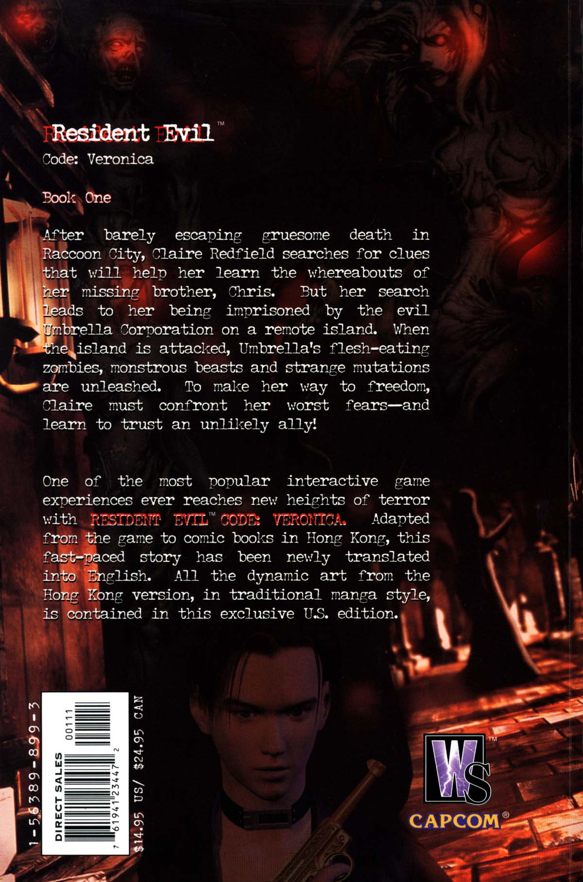 Read online Resident Evil Code: Veronica comic -  Issue #1 - 142