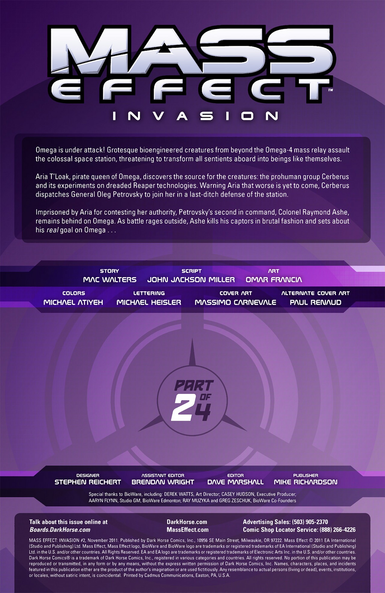 Read online Mass Effect: Invasion comic -  Issue #2 - 2