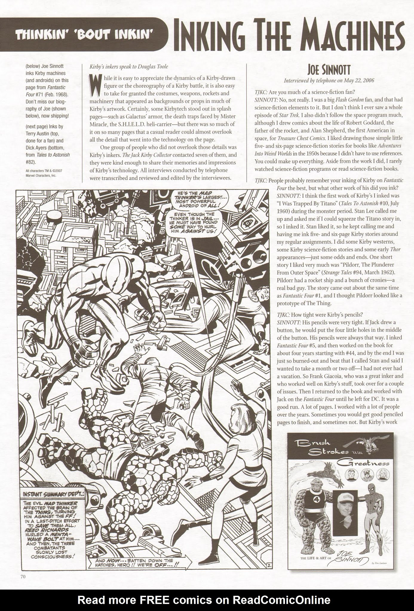 Read online The Jack Kirby Collector comic -  Issue #48 - 70