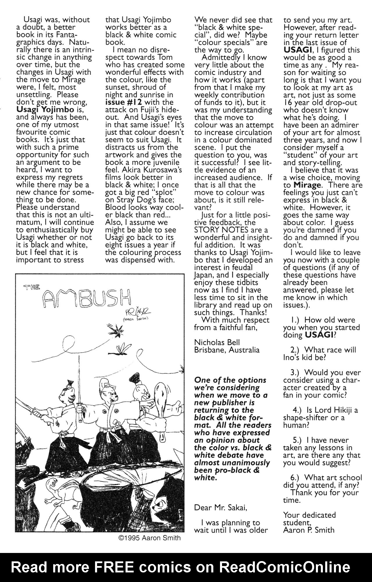 Read online Usagi Yojimbo (1993) comic -  Issue #16 - 25