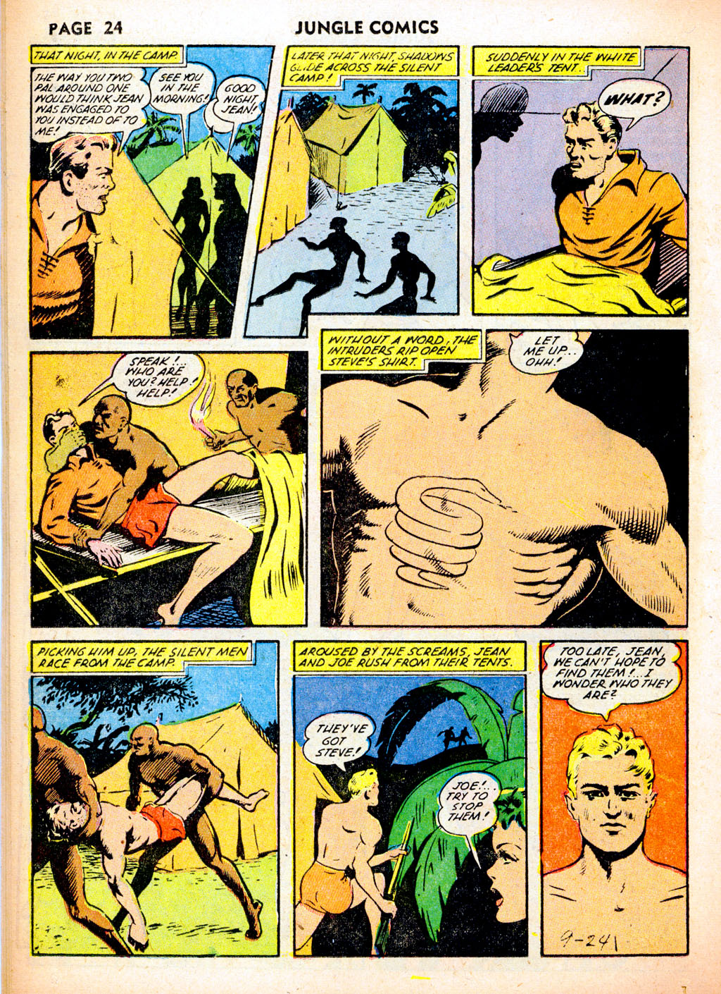 Read online Jungle Comics comic -  Issue #37 - 26