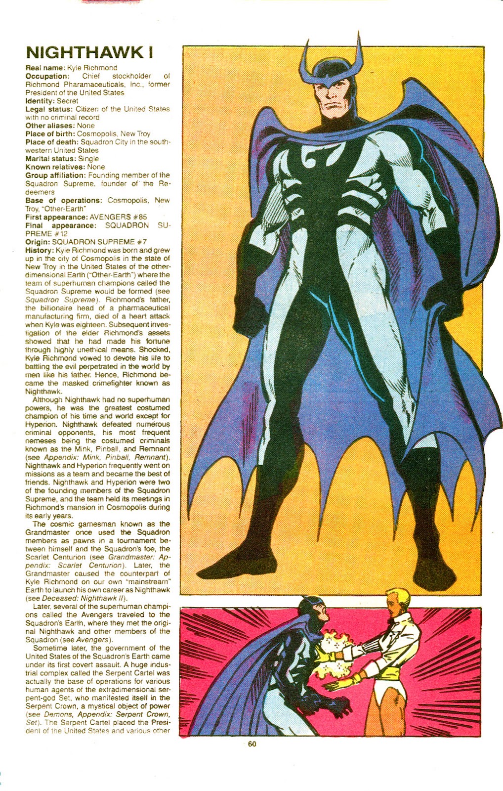 The Official Handbook of the Marvel Universe Deluxe Edition issue 18 - Page 61