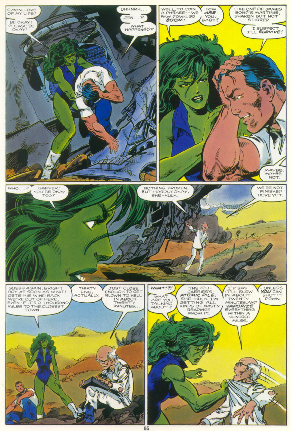 Read online Marvel Graphic Novel comic -  Issue #18 - The Sensational She-Hulk - 65